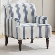 Grecia Striped Accent Chair